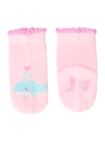 Sterntaler Baby-Socken 3er-Pack Wal in hellrosa