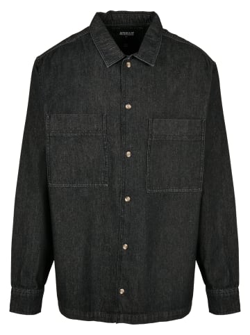 Urban Classics Urban Classics Hemden in black stone washed
