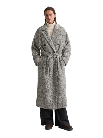 Marc O'Polo Bouclé-Wollmantel relaxed in Dark Brown