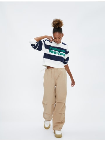 KOTON Hose in Kamelfeder