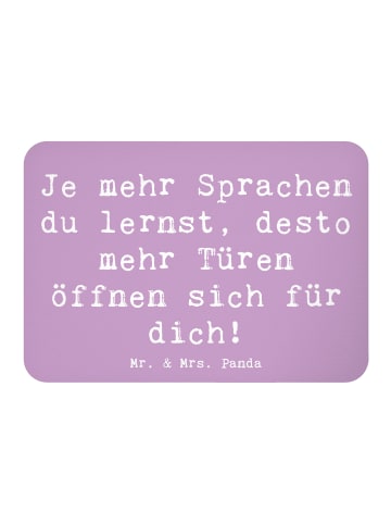 Mr. & Mrs. Panda Magnet Spruch Sprachen lernen und anwenden mit ... in Lavendeltraum