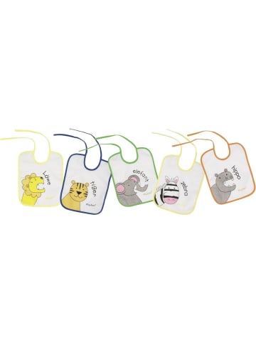 Playshoes Kinder Lätzchen "Binde-Lätzchen 5er Pack" in Multicolor