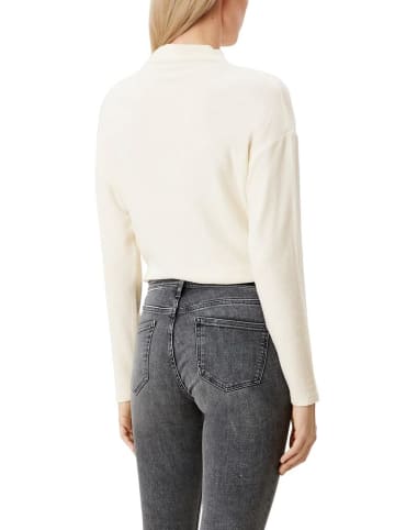 S.OLIVER RED LABEL Langarmshirt in creme