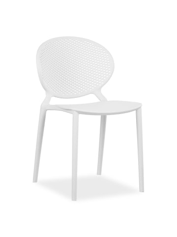 Homestyle4u Küchenstuhl 4er Set in Weiß