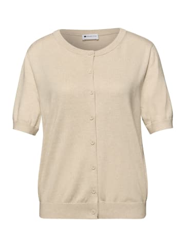 Street One LTD_QR_short sleeve cardigan in Beige Melange