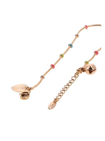 grassland Women Snake Chain Bracelet in Rose Gold Multicolor
