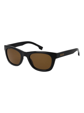 BOSS Männer Sonnenbrille Rechtwinklig Schwarz