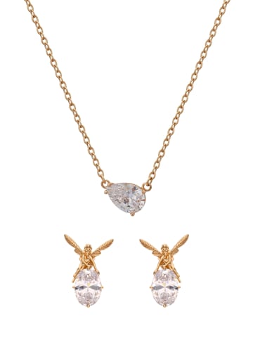 faina Women Jewelry Set in rose gold white