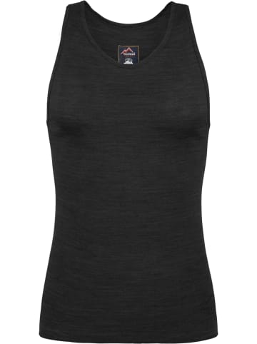 Normani Outdoor Sports Damen Merino Tanktop „Quilpie“ in Anthrazit