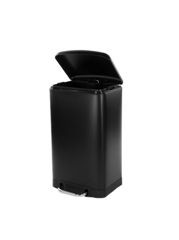 5five Simply Smart Müllbehälter mit Pedal ARIANE, 20 l in Schwarze Matte, 29,5 x 53,3 x 30 cm