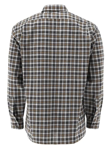 Tom Collins Hemd Kevir in dunkelbraun