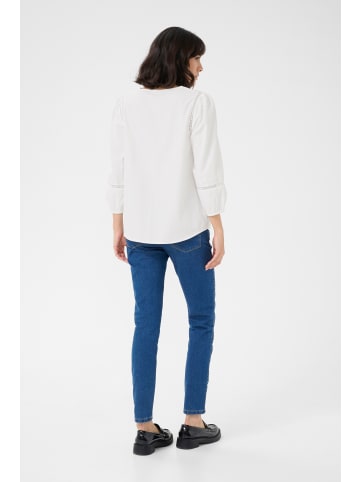 Kaffe Langarm-Bluse KAlila in Chalk