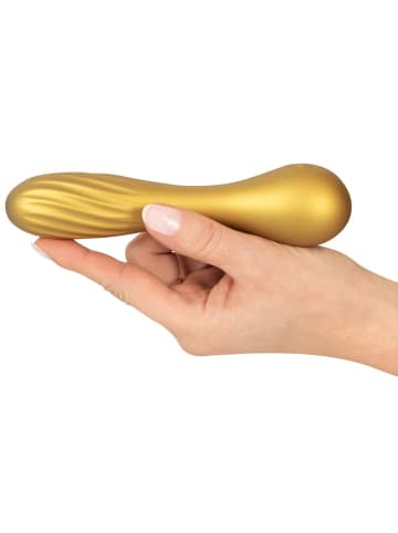 Sweet Smile Vibrator Flexible Swirl in gold