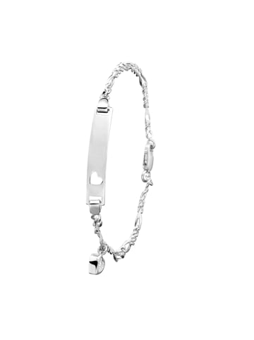 Lucardi 925 Silber Armband Herz