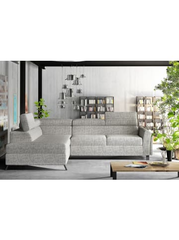 MF Design Katara Recamiere Links in Grau -  (L) 265 x (B) 265 x (H) 92 cm