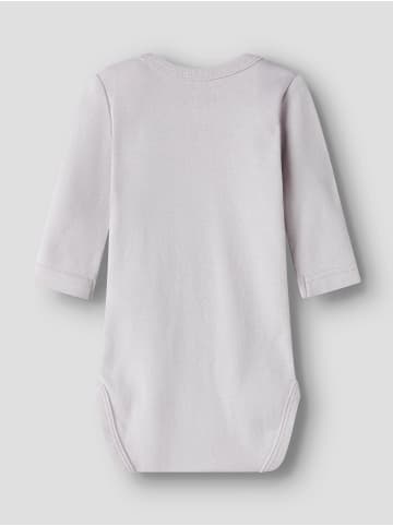 name it Bodystocking NBFBODY 3P LS FLOWER in jet stream