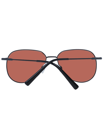 Serengeti Männer Sonnenbrille Rund Schwarz