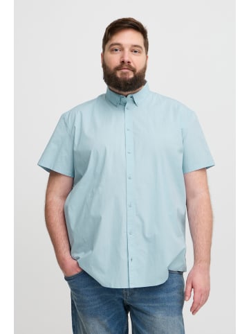 BLEND Kurzarmhemd BHBShirt 20717087 BB Herren Hemd mit Button-Down Kragen in Blau