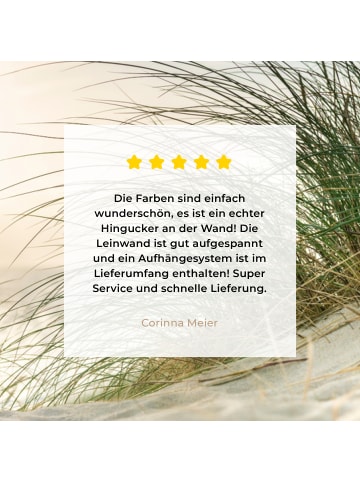 MuchoWow Leinwand bilder Sanddünen