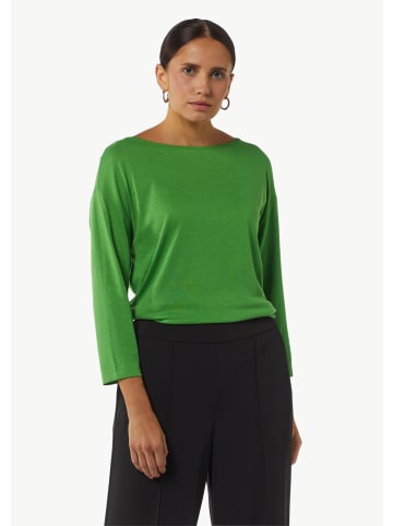 comma T-Shirt langarm in Grün
