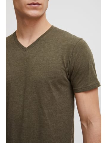 !SOLID V-Shirt SDBedo 21102911ME Kurzarm T-Shirt mit V-Ausschnitt in Grün