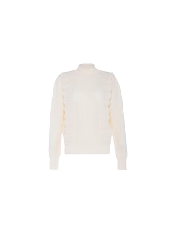 faina Damen Strickpullover in WOLLWEISS