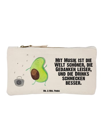 Mr. & Mrs. Panda Baumwollbeutel Avocado Tanzen mit Spruch in Weiß