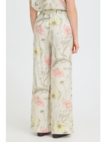 Fransa Freizeithose FRARIANA Loose fit in PASTEL YELLOW FLORAL