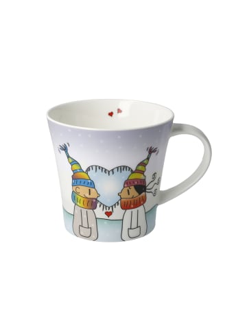 Goebel Coffee-/Tea Mug " Der kleine Yogi - Herz erwärmt " in Herz erwärmt