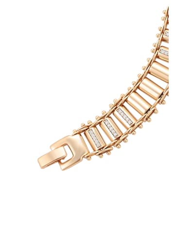 faina Women Segmented Link Bracelet in Rose Gold