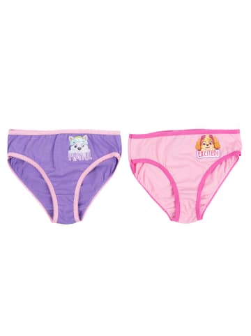 United Labels 2er Pack Paw Patrol  Panty in rosa/lila