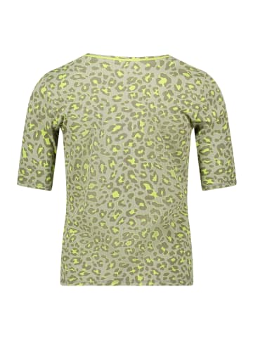 Betty Barclay Basic Shirt mit Rippenstruktur in Khaki/Green