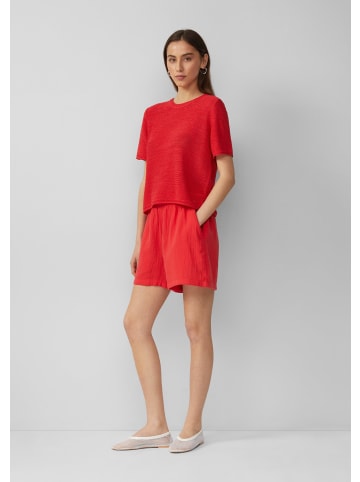 QS Strickpullover kurzarm in Rot