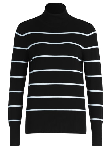 Betty Barclay Rollkragenpullover langarm in Patch Black/Cream