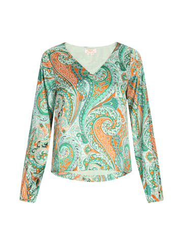 usha FESTIVAL Damen Blouse in Grün Mehrfarbig