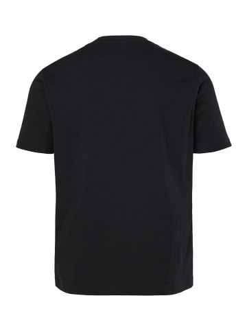 Men Plus Kurzarm T-Shirt in schwarz