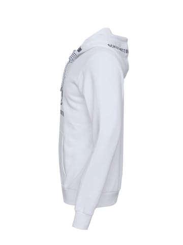 SCHIETWETTER Hoodie "Fritz Stick" in white
