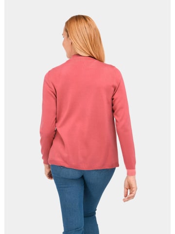 GOLDNER Kurzgröße:  Twinset Pflegeleichtes Basic-Strickset in hummer