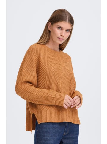 Oxmo Strickpullover OXIBOMMA in Braun