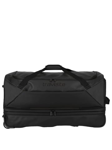 travelite Basics - Rollenreisetasche Plane 98/119L 70 cm erw. (black) in schwarz