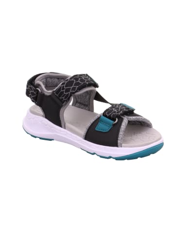 superfit Sandale CRISS CROSS in Schwarz/Grün