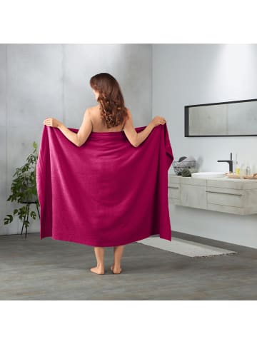 REDBEST Frottier Badetuch New York in fuchsia