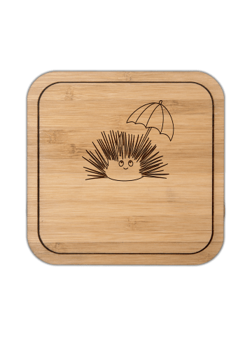 Mr. & Mrs. Panda kork untersetzer Seeigel mit Spruch in Transparent