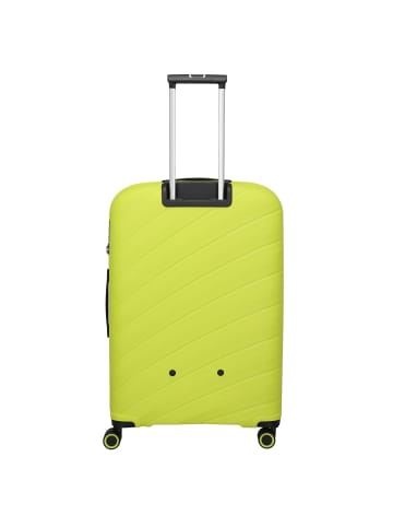 travelite Burano 4 Rollen Kofferset 3-teilig mit Dehnfalte apple green