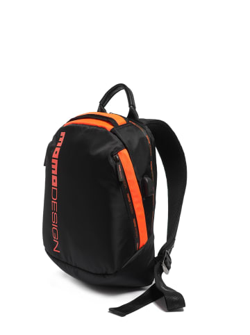 Momodesign  Rucksack in BLACK AND ORANGE