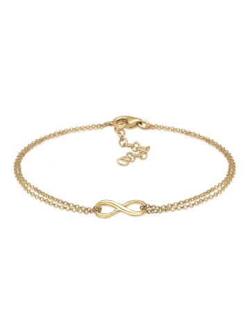 Elli Armband 925 Sterling Silber Infinity in Gold