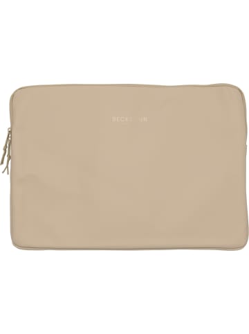 BECKMANN Laptophülle Street Sleeve L Beige in beige