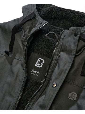 Brandit Jacke "Essential Jacket" in Grau