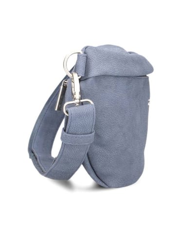 Zwei Mademoiselle.M Umhängetasche 40 cm nubuk sky