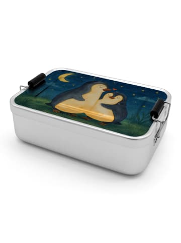 Mr. & Mrs. Panda Lunchdose Pinguine Einschlafen Design ohne Spruch in Weiß